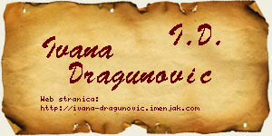 Ivana Dragunović vizit kartica